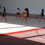 Carral adquire un novo tapiz para a Escola Municipal de Ximnasia Rítmica